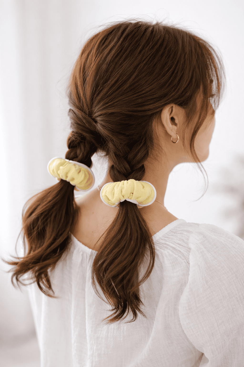Soft Pastel Color Hair Scrunchies for Women (Pack of 5)