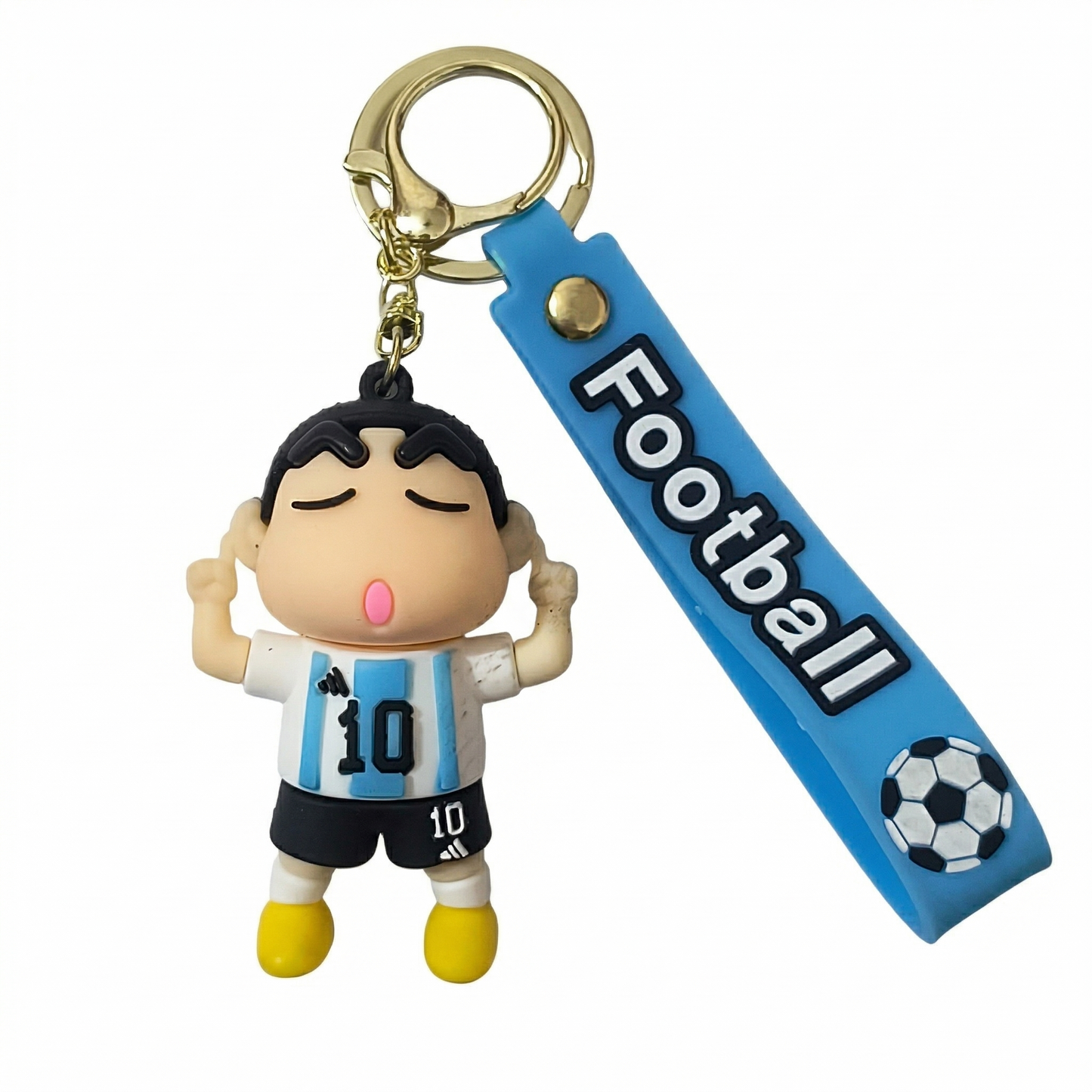 Cute Anime Football Shinchan Cartoon Keychain