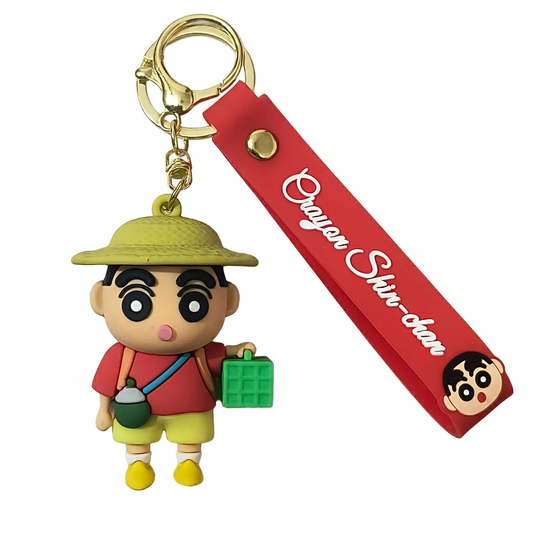 Cute Anime Shinchan Cartoon 3D Keychain | Travel Kid Character