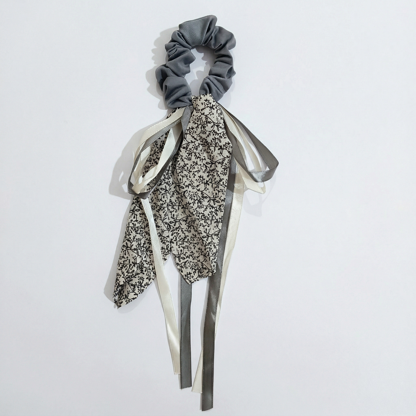 Silver Birch Ribbon Scrunchie