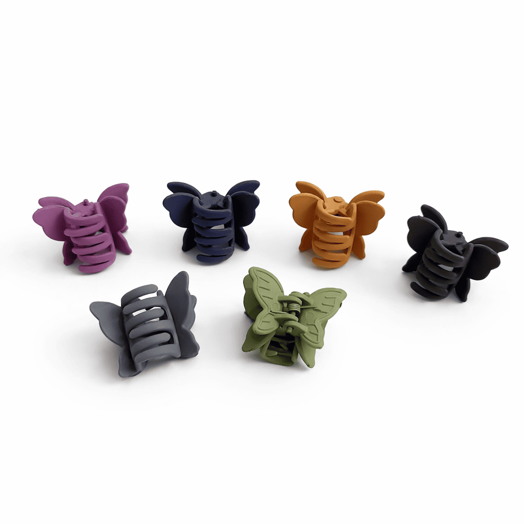 Butterfly Mini Hair Claw Clips for Women | Cute Matte Hair Accessories