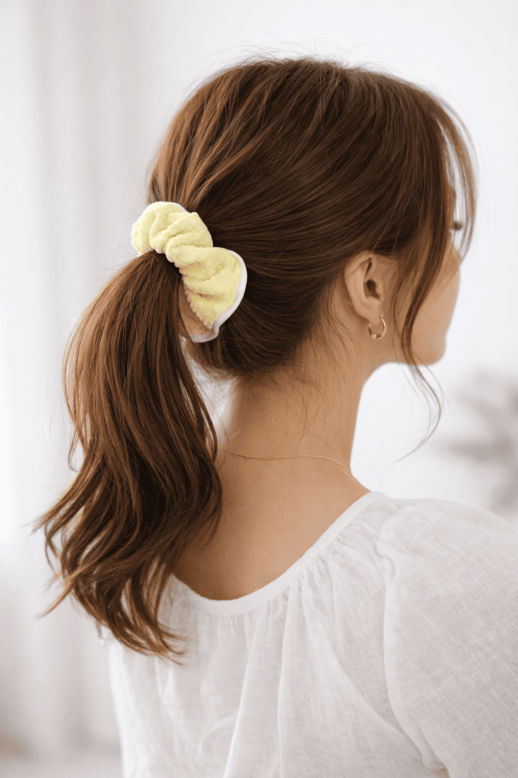 Soft Pastel Color Hair Scrunchies for Women (Pack of 5)