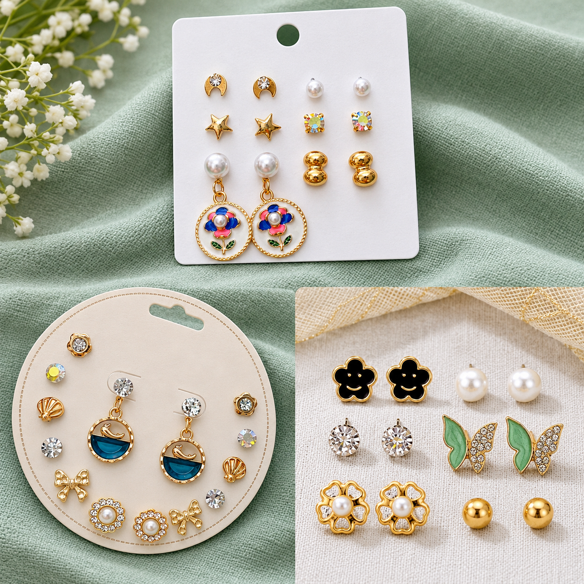 Elegant Charm Women's Earring Collection – Stylish Everyday & Party Wear